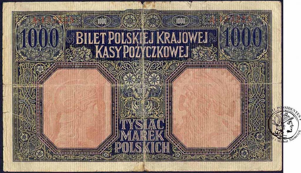 Banknot 100 marek polskich 1916 - GENERAŁ st. 4+