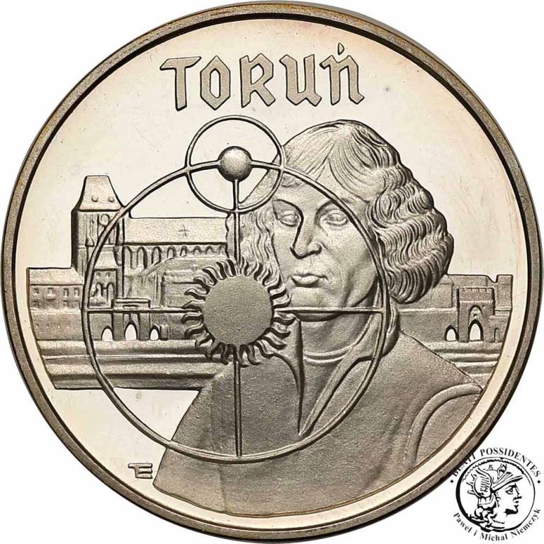 Polska PRL 5000 złotych 1989 Toruń Kopernik st.L-