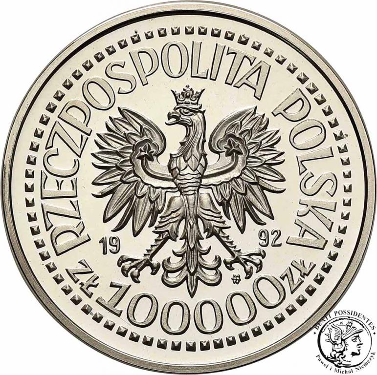 III RP 100 000 złotych 1992 W. Korfanty st.L-