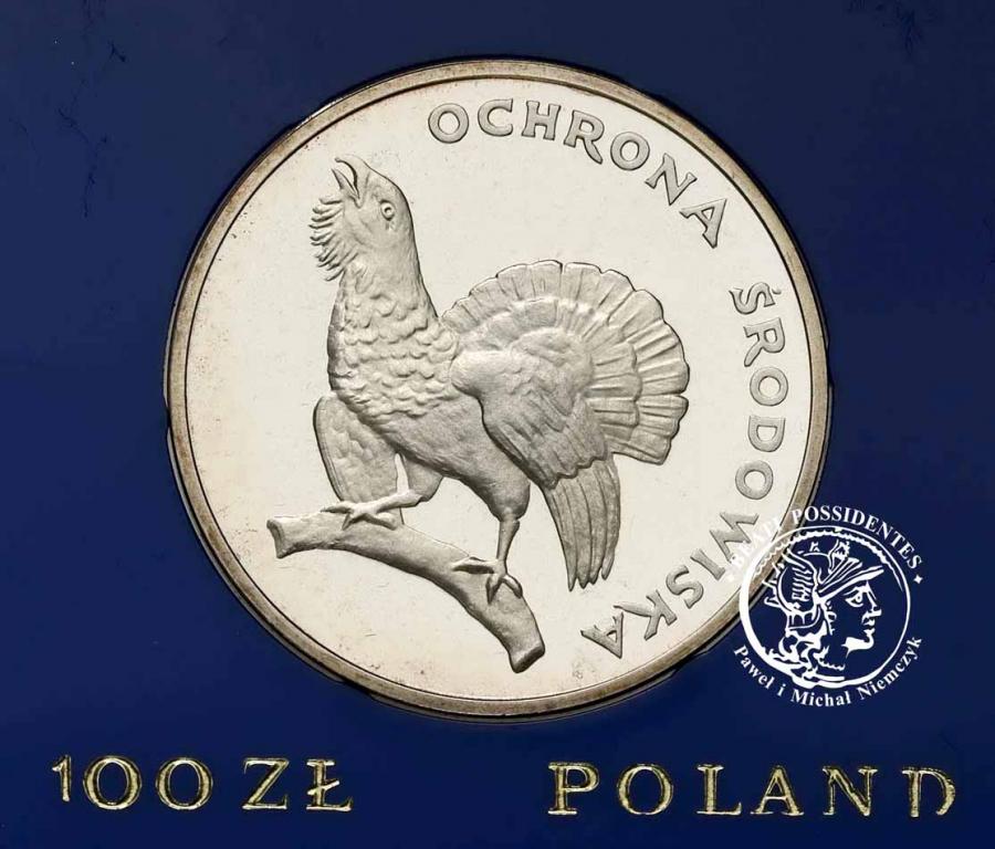 100 złotych 1980 Głuszec - Ochrona Środowiska stL-