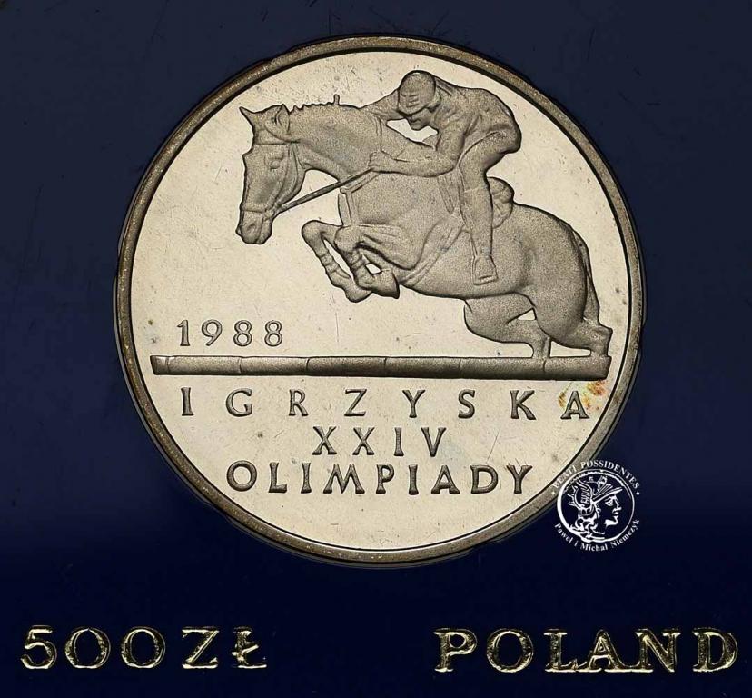 PRL 500 złotych 1987 XXIV Olimpiada Seul st. L