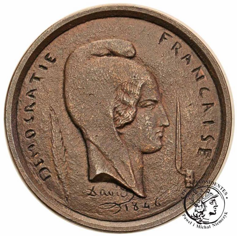 Polska medal 1846 Rzeź Galicji brąz st.1-