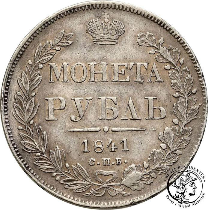 Rosja 1 Rubel 1841 Mikołaj I st. 3