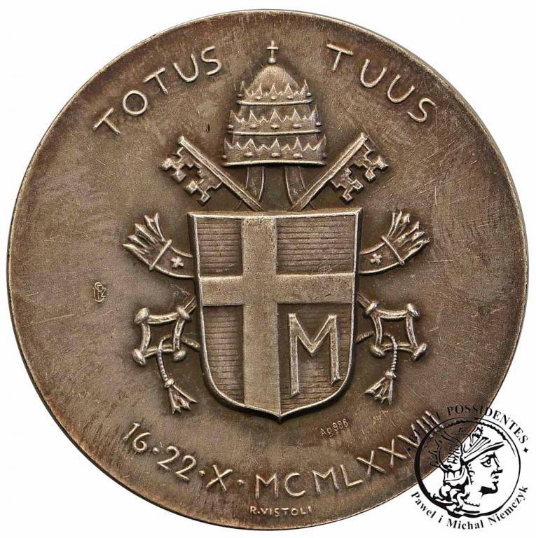 Watykan medal 1978 Papież Jan Paweł II SREBRO st.1