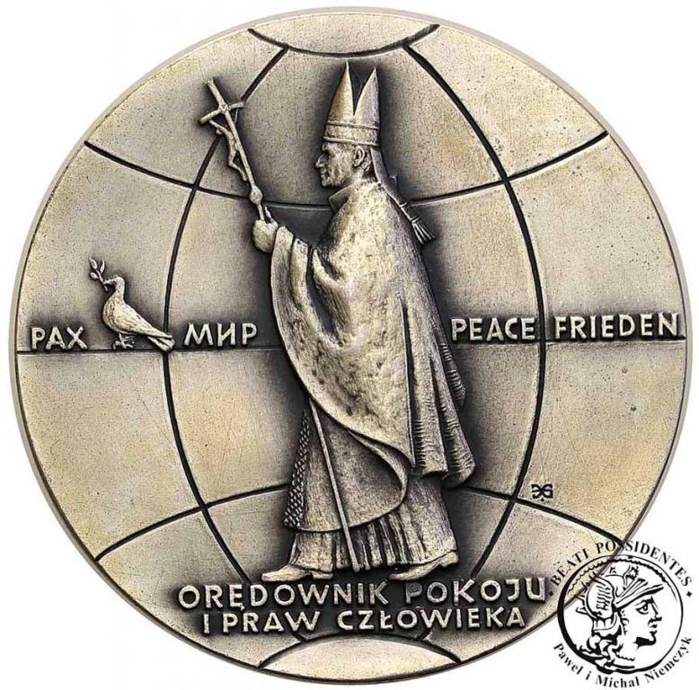 Polska medal 1987 Papież Jan Paweł II SREBRO st.1