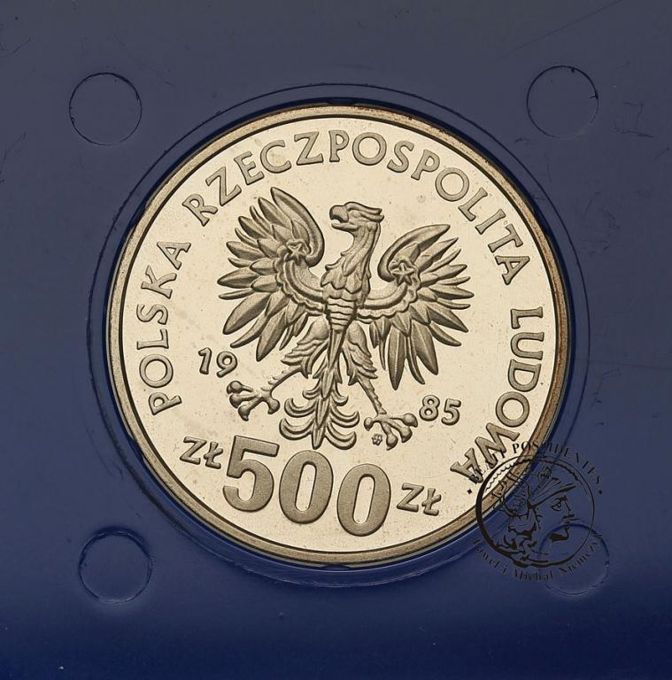 500 złotych 1985 Wiewiórka Ochrona Środowiska st.L