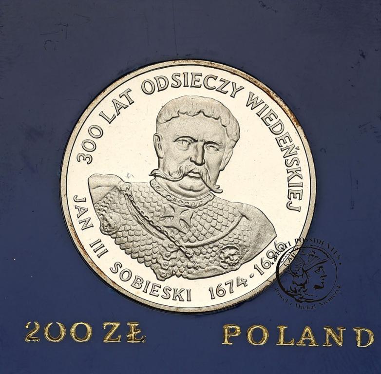200 złotych 1983 Odsiecz Wiedeńska Sobieski st.L-