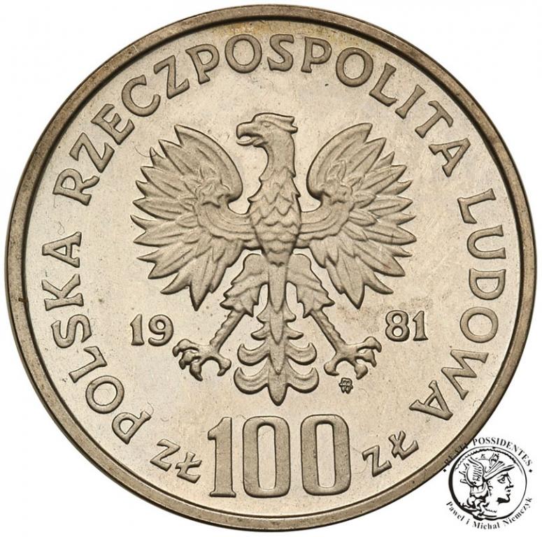 Polska PRL 100 złotych 1981 Sikorski st.L-