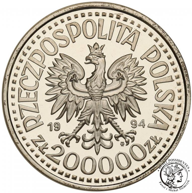 Polska III RP 200 000 złotych 1994 Inwalidzi st.L