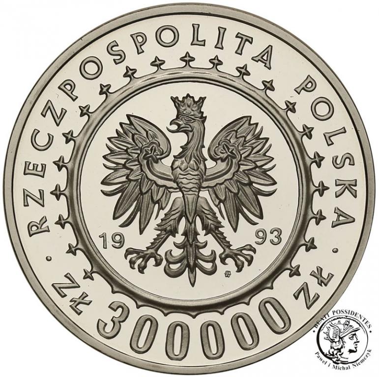 III RP 300 000 złotych 1993 Łańcut st.L