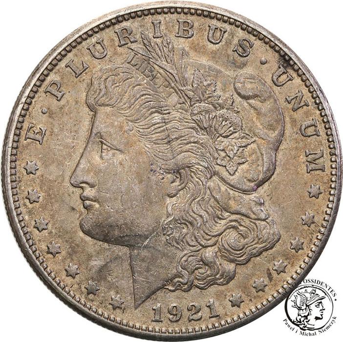 USA 1 dolar 1921 ''S'' San Francisco st.3+
