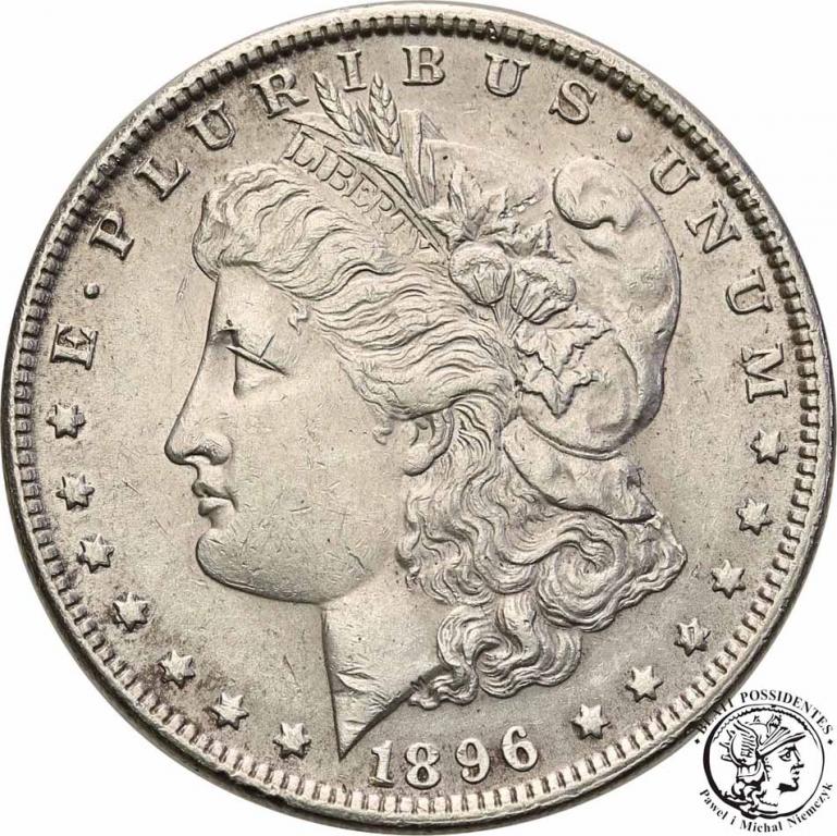 USA 1 dolar 1896 Philadelphia st. 2-/3+