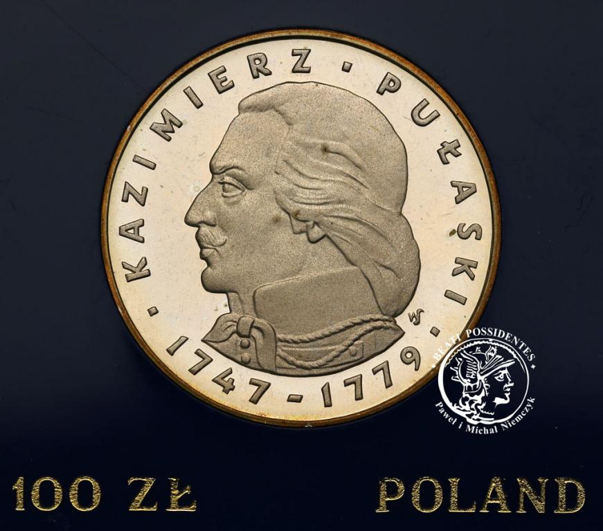 PRL 100 złotych 1976 Kazimierz Pułaski st.L