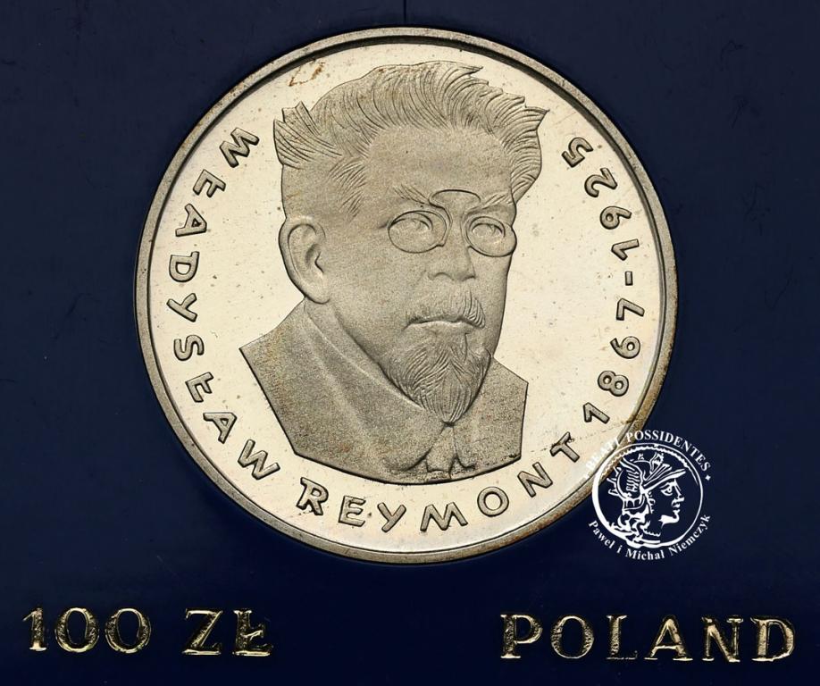 Polska PRL 100 złotych 1977 W. Reymont st.L