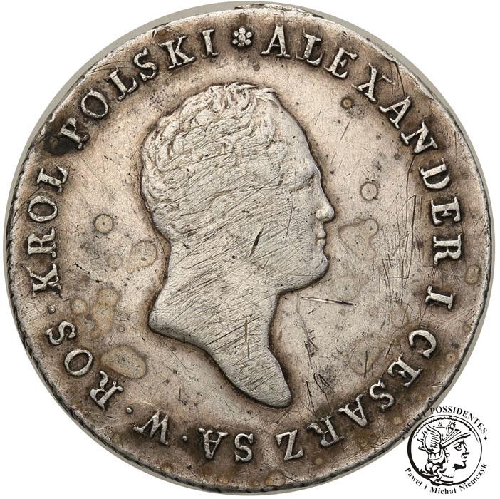 Polska 5 złotych 1816 IB Aleksander I st.3+