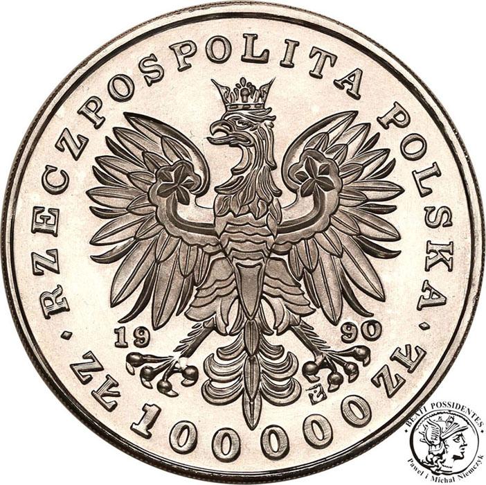 100 000 złotych 1990 Chopin Mały Tryptyk st.L-