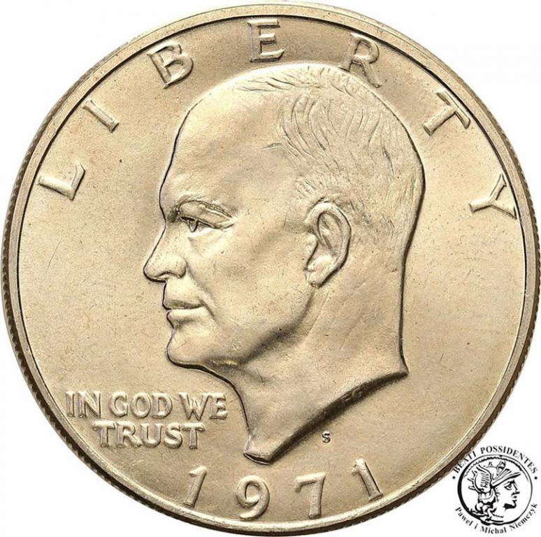 USA 1 dolar 1971 ''S'' San Francisco st.1-