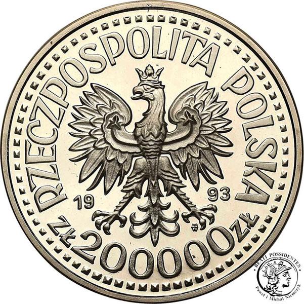 Polska III RP 200 000 złotych 1993 Ruch oporu st.L