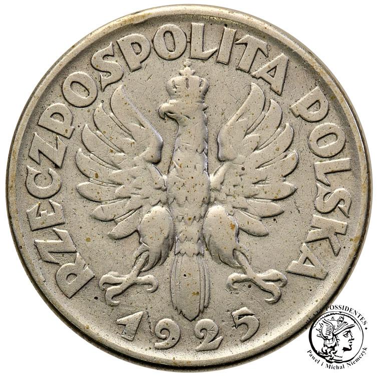 Polska II RP 2 złote 1925 bez kropki st.3-