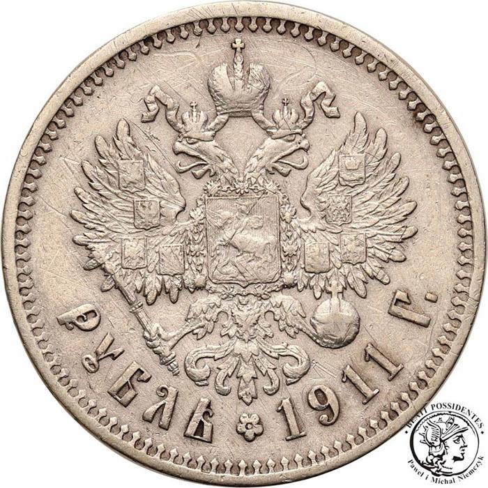 Rosja Mikołaj II Rubel 1911 st.3