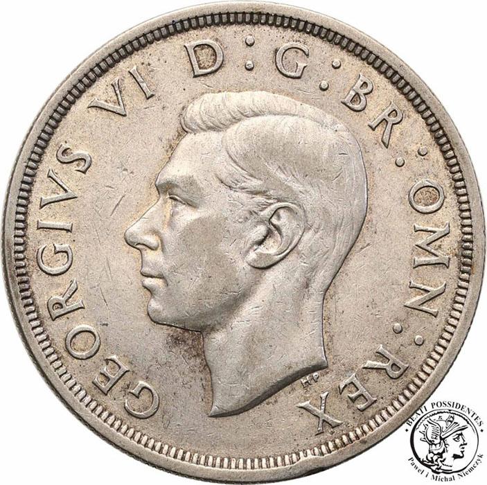 Wielka Brytania 1 crown 1937 st.3+
