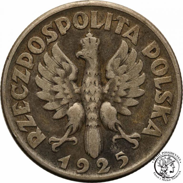 Polska II RP 2 złote 1925 bez kropki st.3