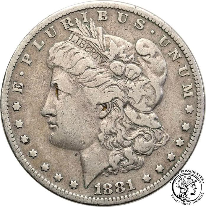 USA 1 dolar 1881 ''O'' New Orleans st.3