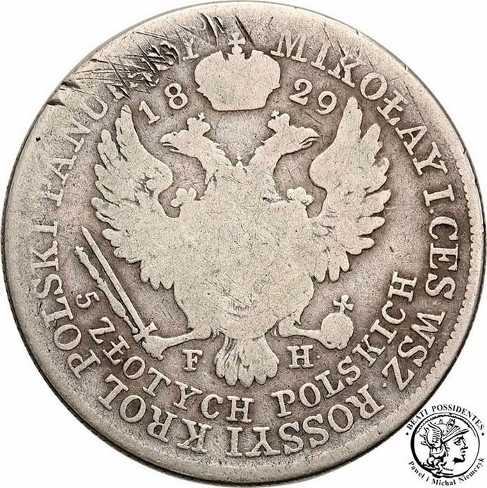 Polska 5 złotych 1829 FH st.4