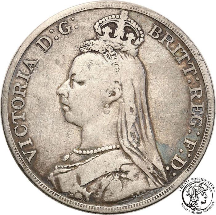 Wielka Brytania Wiktoria Crown (Korona) 1888 st.3