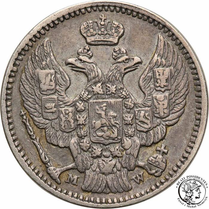 Polska 20 kopiejek = 40 groszy 1850 Mikołaj I st.3