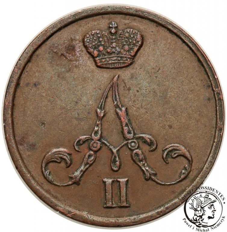 Polska 1/2 kopiejki 1855 BM Aleksander II st.3+
