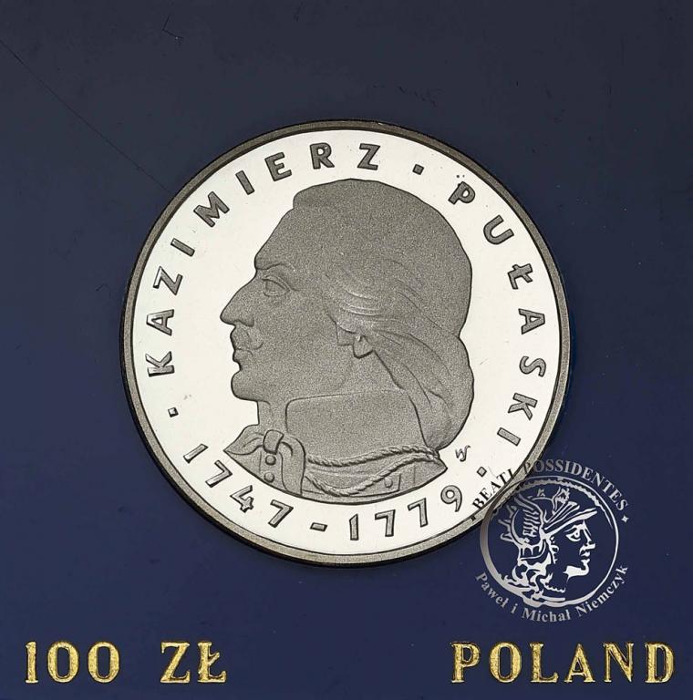 PRL 100 złotych 1976 Kazimierz Pułaski st.L