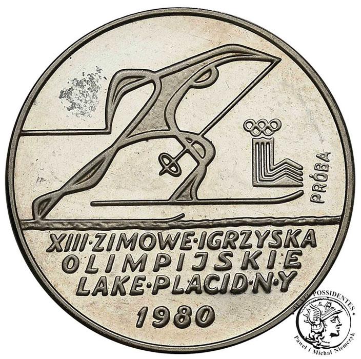 PRL PRÓBA srebro 200 złotych 1980 Lake Placid stL-