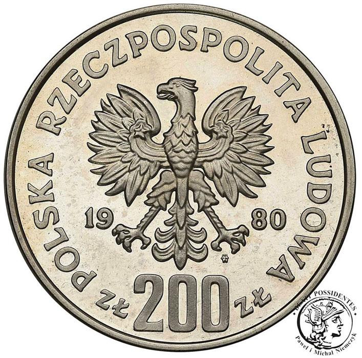 PRL PRÓBA srebro 200 złotych 1980 Lake Placid stL-
