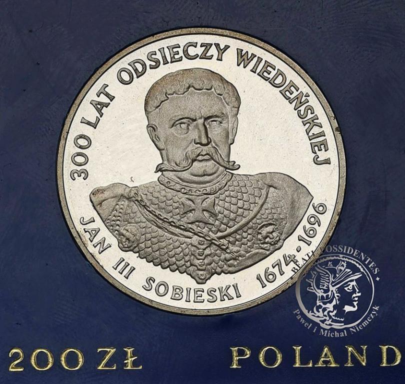 Polska PRL 200 złotych 1983 Sobieski st.L-