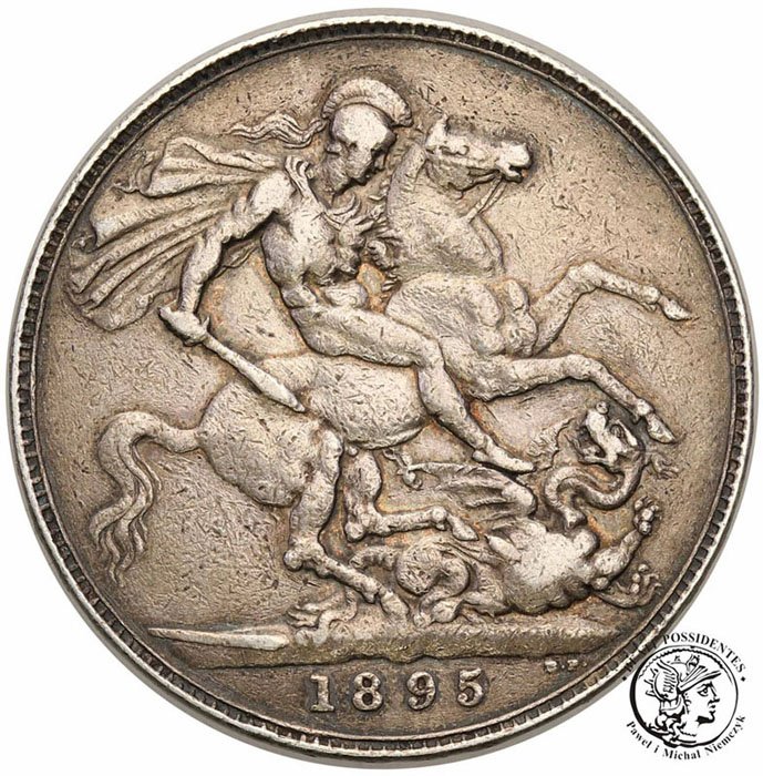 Wielka Brytania 1 crown 1895 st.3