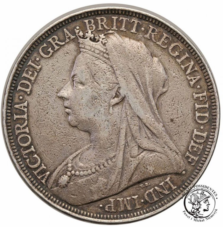 Wielka Brytania 1 crown 1895 st.3