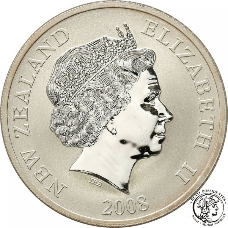Nowa Zelandia 1 dolar 2008 Kiwi (uncja srebra) st1