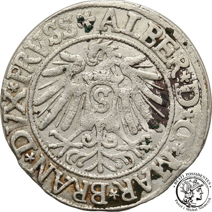 Polska Prusy Książęce Albrecht grosz 1538 st.3