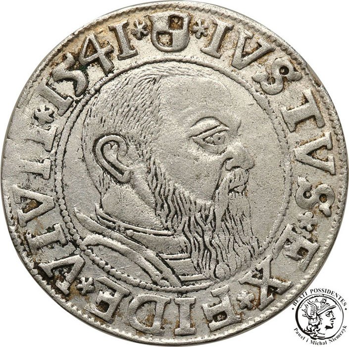 Polska Prusy Książęce Albrecht grosz 1541 st.3+