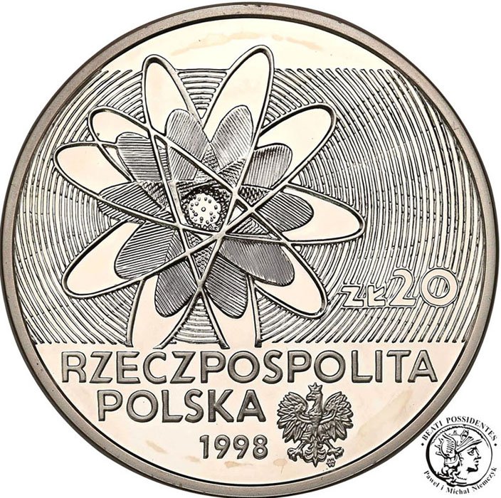 Polska III RP 20 złotych 1998 Polon i Rad st.L