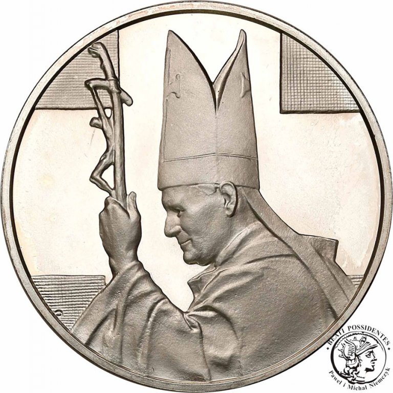 Polska medal MW Jan Paweł II SREBRO st.L-