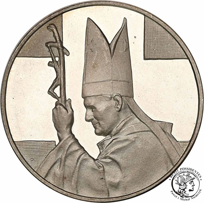 Polska medal MW Jan Paweł II SREBRO st.L-