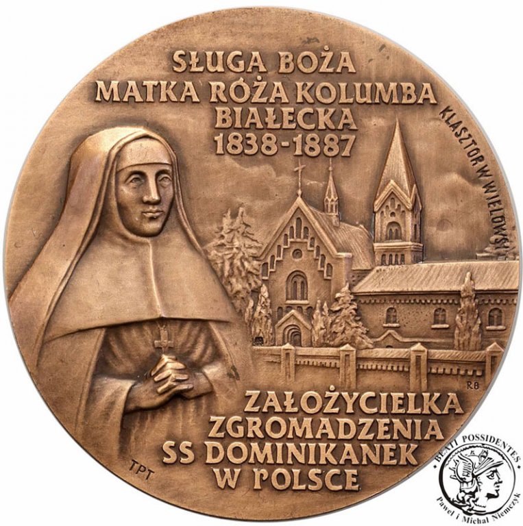 Polska medal 1999 Jan Paweł II Tarnobrzeg brąz st1