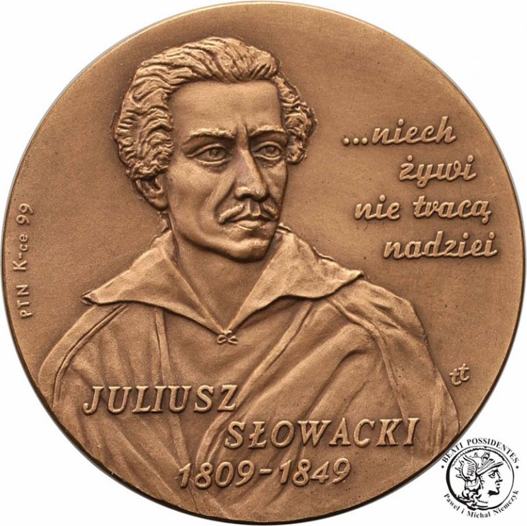 Polska medal 1999 Jan Paweł II Słowacki brąz st.1
