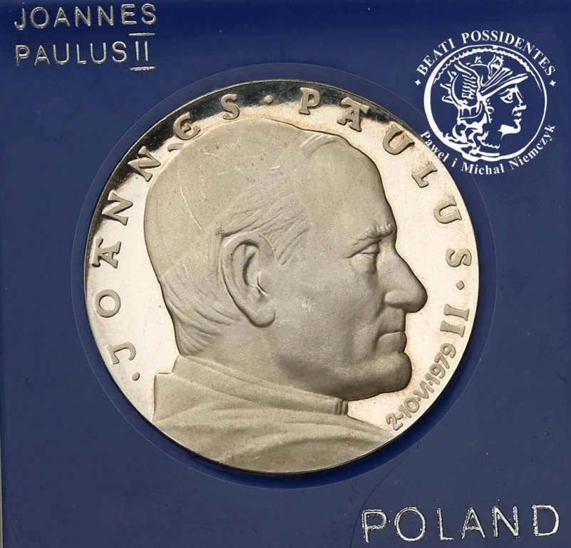 Polska medal 1979 Jan Paweł II SREBRO st.L