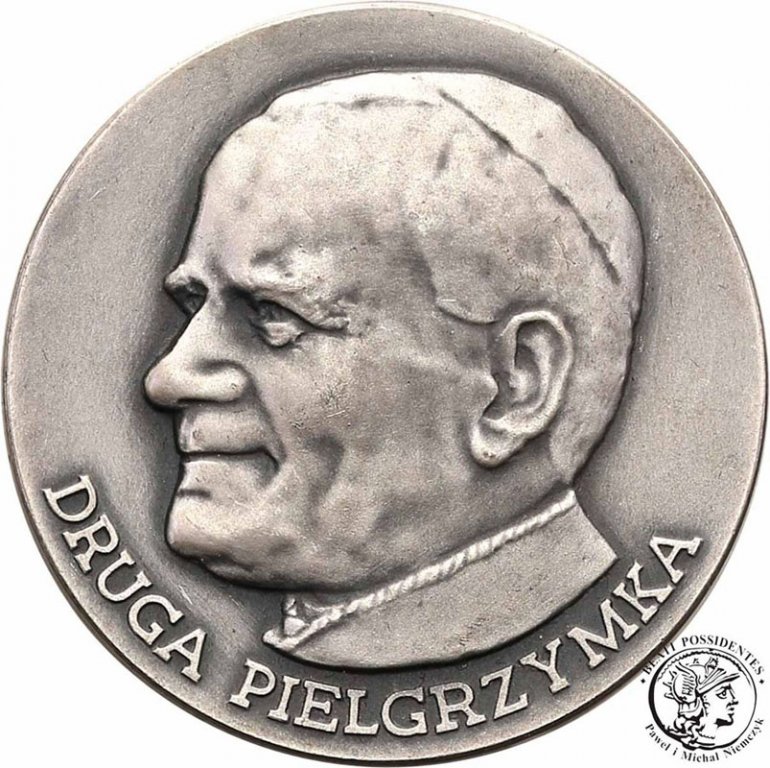 Polska medal 1982 Jan Paweł II SREBRO st.1