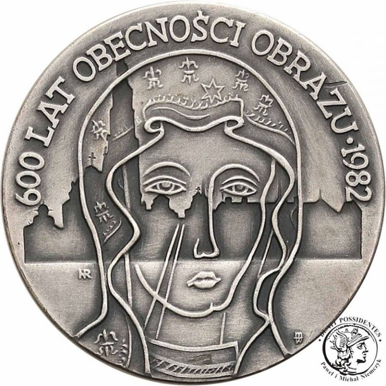 Polska medal 1982 Jan Paweł II SREBRO st.1
