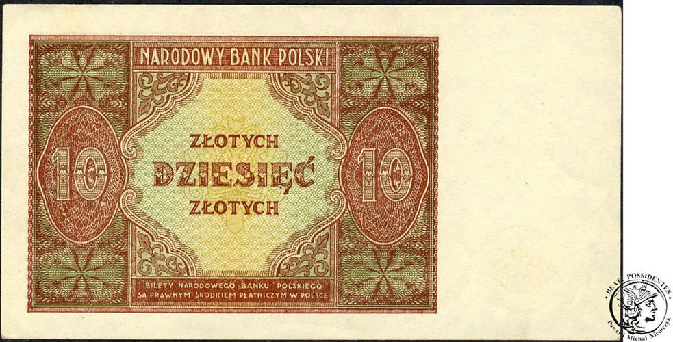 Banknot 10 złotych 1946 st.1-