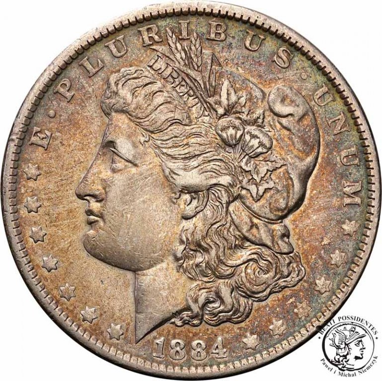 USA Morgan 1 dolar 1884 O Nowy Orlean st. 3